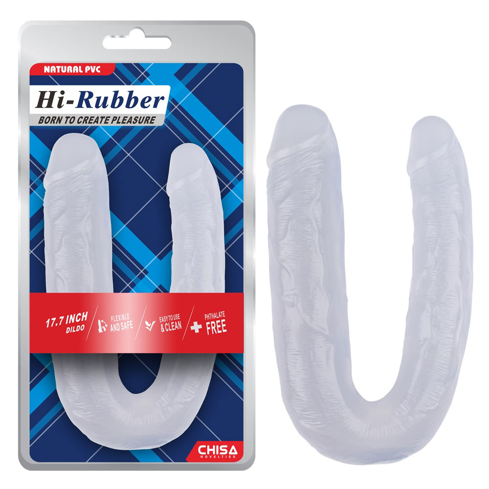 Dildo-Clear de 17,7 inchi