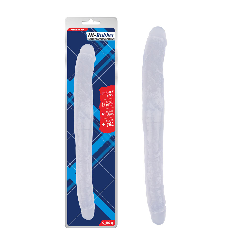 Dildo-Clear de 17,8 inchi