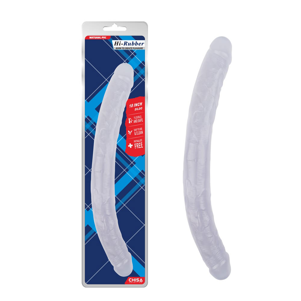 Dildo-Clear de 18 inchi