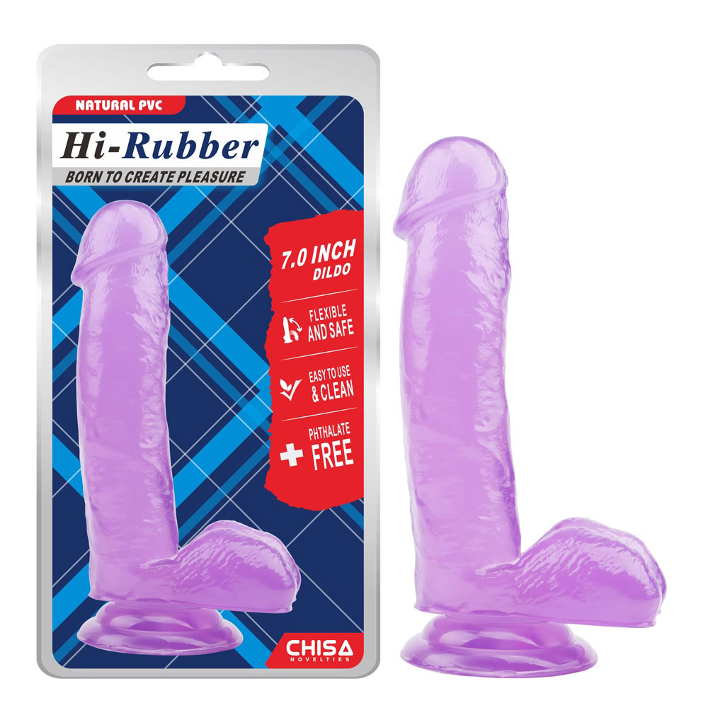 Dildo de 7.0 inch-violet