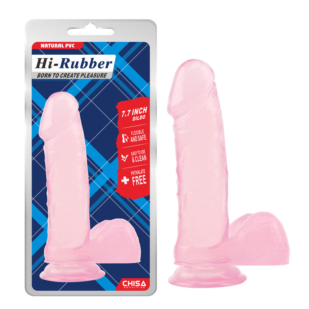 Dildo de 7,7 inch-roz