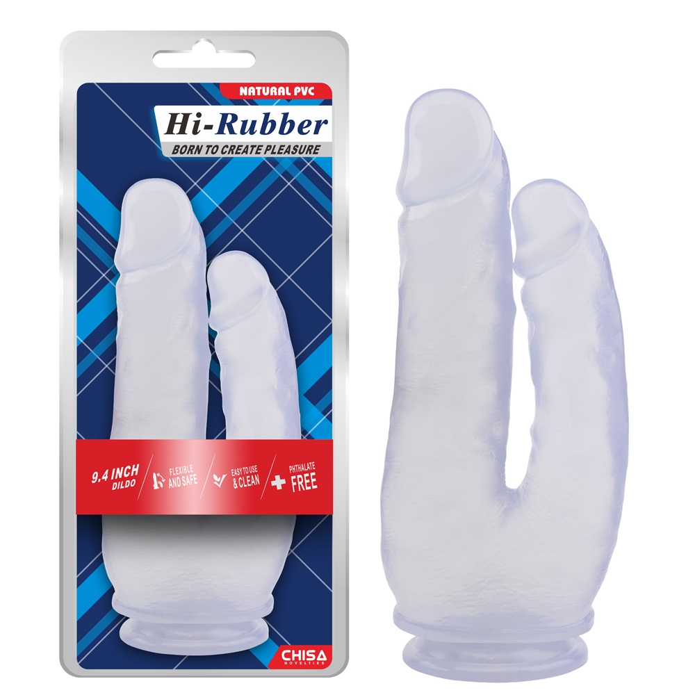 Dildo-Clear de 9,4 inchi